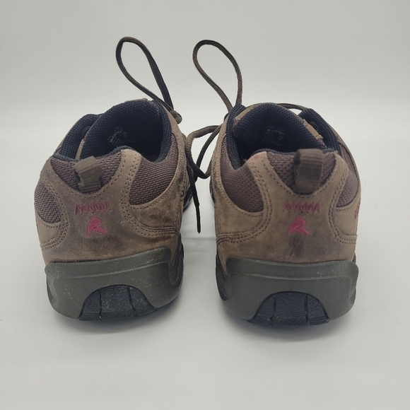 Ecco Womens Receptor Gortex Brown Suede Low Top Hiking Running Shoes 8 - 8.5 - Picture 9 of 14